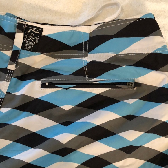 Rusty Men’s Board Shorts Size 34 - Picture 7 of 9